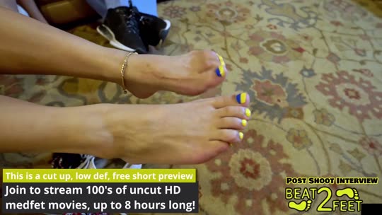 Feet · Channy Crossfire Feet Give Doctor Tampa His 1st Footjob Ever On Beat2feetcom · clip 5