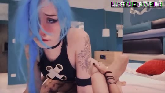 Cosplay · Amberzinha Cosplay S Jinx From League Of Legends Ft · clip 3